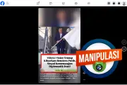 Video Trump Kibarkan Bendera Putih Ternyata Hasil Manipulasi AI