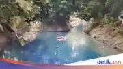Viral Air Kali Rawalumbu Bekasi Berubah Biru, Diduga Akibat Tumpahan Cat 20 Liter
