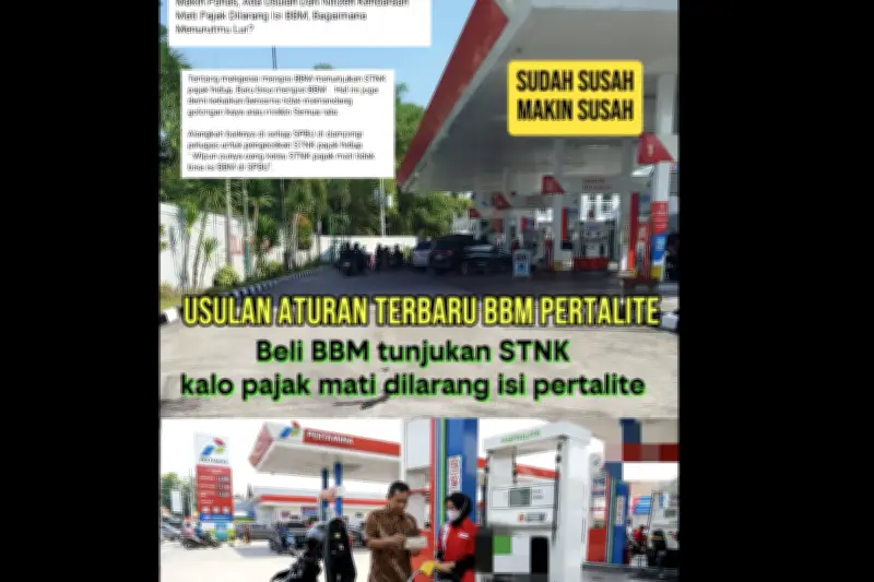 Pembelian Pertalite Wajib STNK? Ini Faktanya