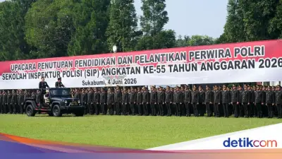 1.848 Perwira Baru Polri Dilantik, Perkuat Pelayanan di Polres dan Polda