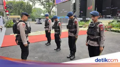 Brimob Polda Metro Sterilisasi Jakarta Fair 2026, Pastikan Keamanan Lokasi