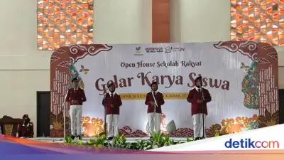Bupati Kediri Motivasi Siswa di Open House Sekolah Rakyat 2026