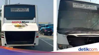 Bus Terbakar di Tol Jagorawi Akibat Korsleting, Tak Ada Korban