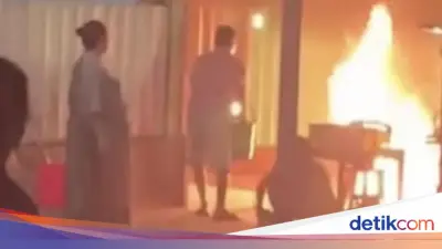 Cemburu Buta, Pria di Kalteng Bakar Mantan Istri di Angkringan