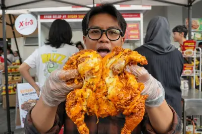 D'Celup Chicken Crispy X-tra Ramai Pembeli, Ayam Mulai Rp 10.000