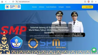 Disdik Solo Waspadai Situs Palsu SPMB, Gunakan Foto Wali Kota Riau
