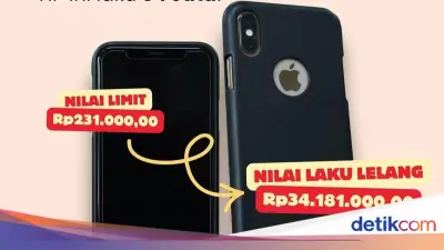 Fantastis! iPhone XS Limit Rp231 Ribu Laku Rp34 Juta di Lelang KPK
