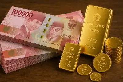 Harga Emas Turun di Tengah Pelemahan Rupiah, Peluang Investasi?