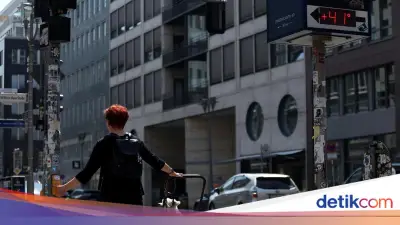 Jerman Catat Rekor Suhu 41,7°C, Aspal Meleleh dan Trem Berhenti