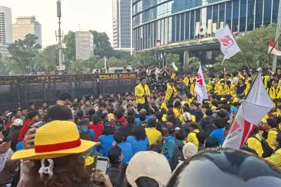 Mahasiswa Demo di Jakarta Tuntut Pemerintah Bijak dan Adil
