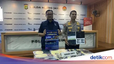 Polda Metro Tangkap 4 Tersangka Judi Online 1xBet, Buru Pengendali WNA