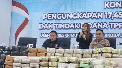 Polda Metro Ungkap 3.890 Kasus Narkoba, Sita 17,45 Ton Barang Bukti