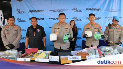 Polres Bekasi Kota Bongkar Jaringan Narkoba Sumatera-Jawa-Bali, 5 Tersangka Ditangkap