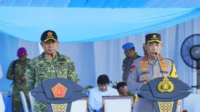 Prabowo Bercanda Panglima dan Kapolri Sulit Diganti karena Namanya