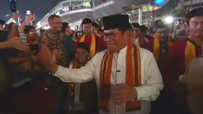 Pramono-Rano diiringi Tanjidor Hadiri Puncak HUT ke-499 Jakarta
