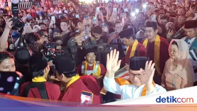 Pramono-Rano Hadiri Puncak HUT DKI ke-499, Diiringi Tanjidor
