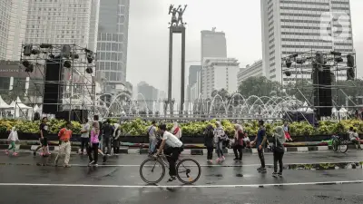 Puncak HUT ke-499 Jakarta di Bundaran HI, Ada Padi Reborn dan Mahalini