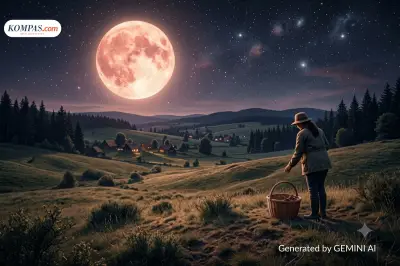 Puncak Strawberry Moon 2026 Terjadi 30 Juni, Bisa Dilihat Tanpa Alat