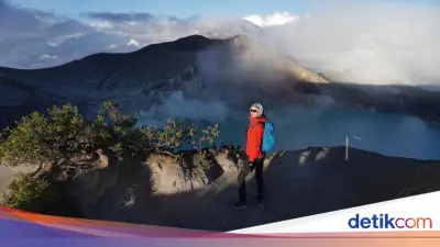 Raline Shah Puji Keindahan Sunrise di Kawah Ijen saat Liburan ke Banyuwangi