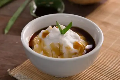 Resep Bubur Sumsum Lembut dan Kuah Kinca Gula Merah Legit