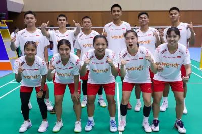 Tim Bulu Tangkis Muda Indonesia Lolos ke Perempat Final AJC 2026