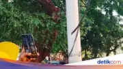 25 Tiang PJU di Kebayoran Lama Padam Akibat Kabel Dipotong