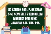 50 Contoh Soal PJOK Kelas 5 SD Semester 2 Kurikulum Merdeka dan Kunci Jawaban