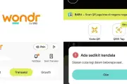 Aplikasi Wondr BNI Alami Gangguan pada Senin Siang