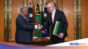 Australia-Vanuatu Teken Pakta Larang Pangkalan Asing, Tangkal China?