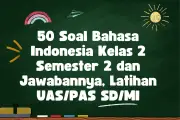 Belajar Bahasa Indonesia Kelas 2 SD Lebih Seru dengan Soal Latihan Semester 2