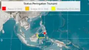 BMKG Keluarkan Peringatan Tsunami di 6 Provinsi Usai Gempa M 7,7 Sangihe