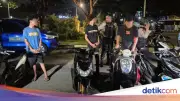 Brimob Polda Metro Bubarkan Balap Liar di Jakarta Timur, Sita 5 Motor