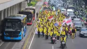 Demo BEM UI Tanpa Surat Resmi, Polisi Tetap Kawal Aksi di Bundaran HI