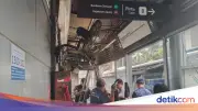 Halte Tebet Eco Park Diperbaiki Usai Ditabrak Truk, Operasional Normal
