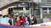 Halte TJ Bundaran HI Padat, Tutup Sementara Saat Puncak HUT Jakarta