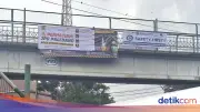 JPO Stasiun Bogor Dibongkar Dini Hari, Jalan Sekitar Ditutup Total