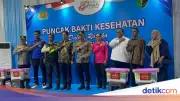 Kapolri Hadiri Puncak Bakti Kesehatan Jelang Hari Bhayangkara ke-80