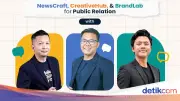 KLH dan detikcom Gelar Pelatihan Komunikasi The Classroom