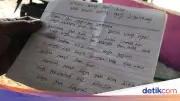 Maling Toko di Mojokerto Tinggalkan Surat Permintaan Maaf