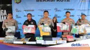Polres Metro Bekasi Kota Ungkap 102 Kasus Narkoba dalam Dua Bulan