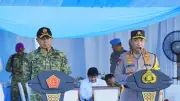 Prabowo Bercanda Panglima dan Kapolri Sulit Diganti karena Namanya