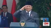 Prabowo Inspektur Upacara Hari Lahir Pancasila di Kemlu