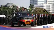 Presiden Prabowo Inspektur Upacara Hari Bhayangkara ke-80 di Cikeas
