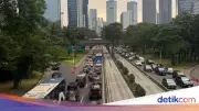 Rangkaian Presiden Jerman Melintas HI, Lalin Dialihkan dan Massa Demo Disetop