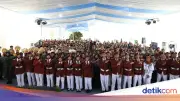 Siswi SRMP 3 Pekanbaru Haru Pendengar Lewat Puisi, Gus Ipul dan Kapolres Terharu