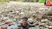 Sungai Cibanten Penuh Sampah, Relawan Desak Pemkot Serang Tindak Tegas