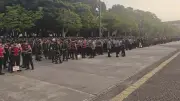 TNI-Polri Siaga Jelang Eksekusi Pengosongan Hotel Sultan di GBK