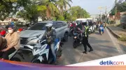 Truk Pecah Ban di Daan Mogot dan S Parman, Lalu Lintas Macet