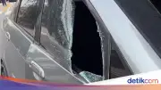 Viral Bang Jago Ngebut di Busway Otista Tabrak Mobil, Kaca Pecah