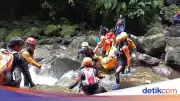 Wisatawan Tewas Tenggelam di Curug Ciparay Bogor, Kaki Tersangkut Batu